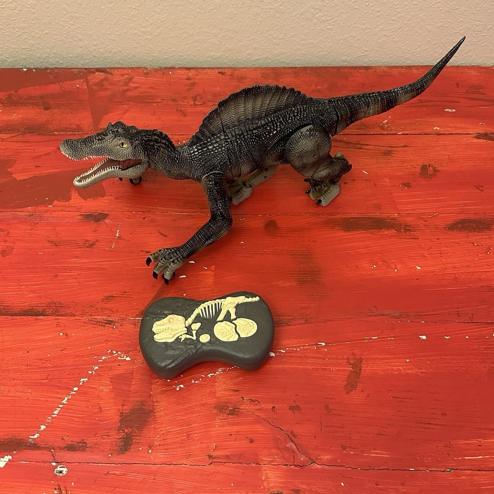 Remote Control Dinosaur Toys for Kids Electronic Spray‎ Raptor Toy Walking Works - Picture 4 of 8